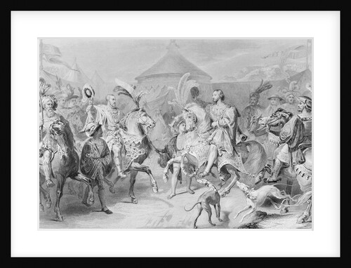 Henry VIII and Frances I Meeting by Anonymous