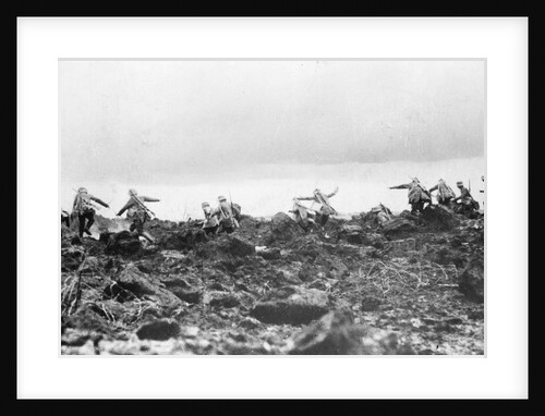 Germans Destroying British Front by Anonymous