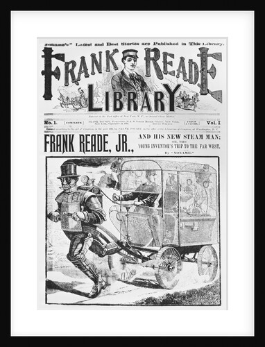 Poster for Frank Reade and His New Steam Engine by Anonymous