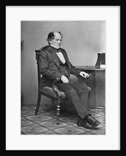 Mathew Maury Relaxing in Chair by Anonymous