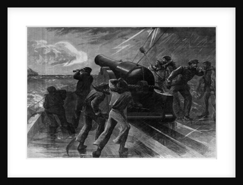 Union Navy Chasing Blockade Runner by Anonymous