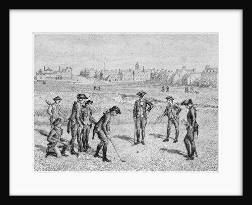 People Playing Golf by Anonymous