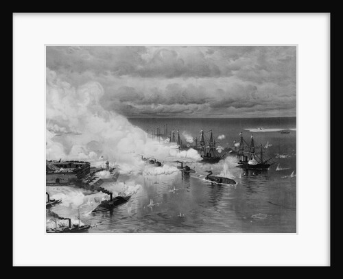 Civil War Water Battle by Anonymous