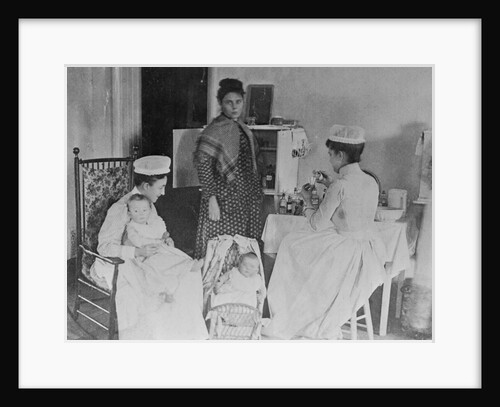 Nurses Caring for Children in Hospital by Anonymous