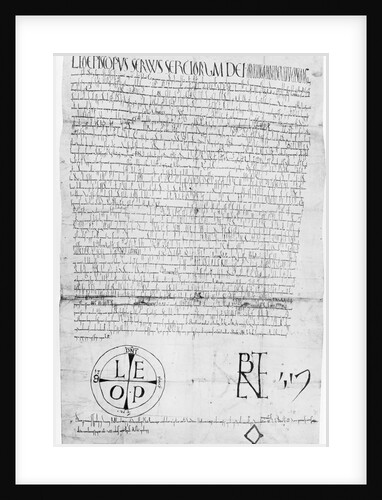 Bull of Pope Leo IX by Anonymous