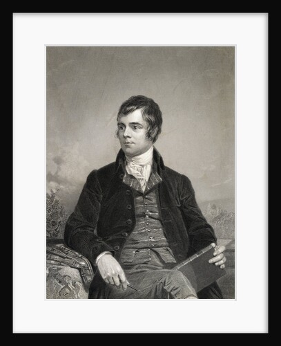Portrait of Poet Robert Burns by Anonymous