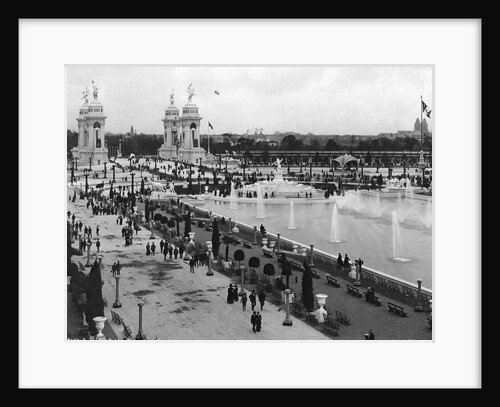 Triumphal Bridge and Court of Fountains by Anonymous