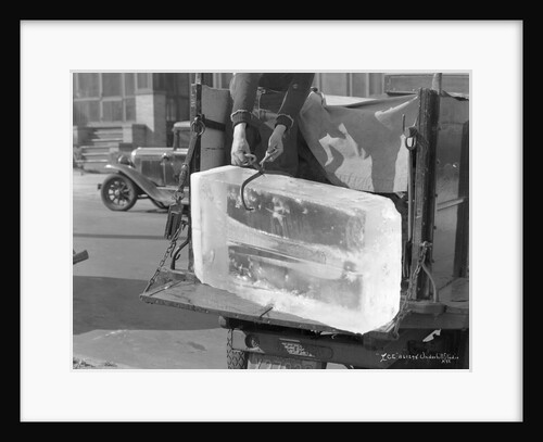 Ice Delivery in the 1930's by Anonymous