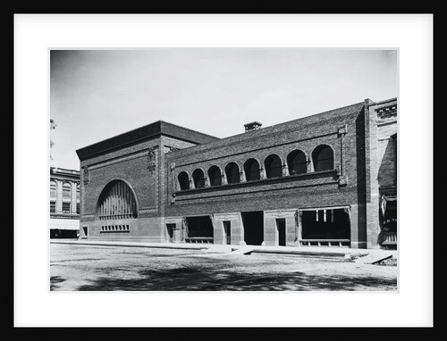 Exterior View of the National Farmers Bank by Louis Sullivan