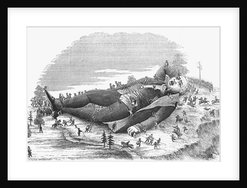 Gulliver Tied Down by Lilliputians