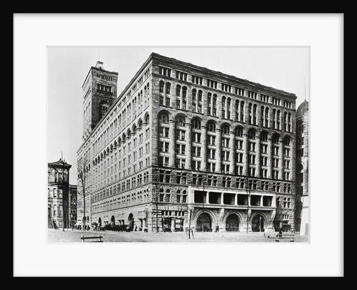 Exterior View of Auditorium Building by Louis H. Sullivan