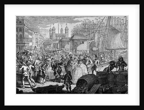 People Unloading Imports from France by Anonymous