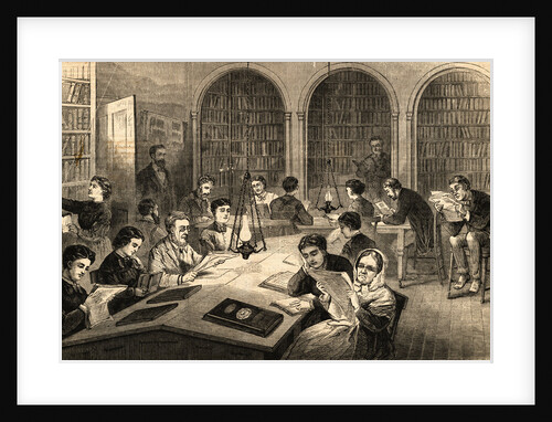 An Evening in the Library by Anonymous