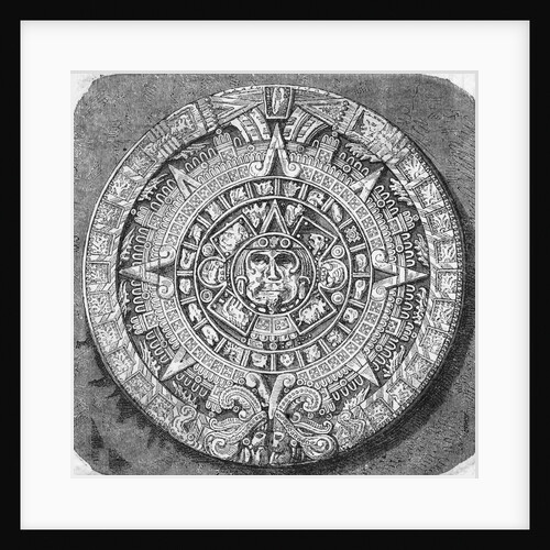 Great Aztec Calendar Stone by Anonymous