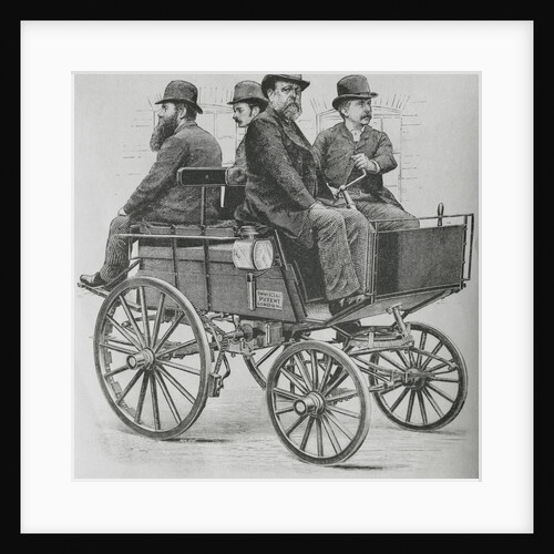 Electric Car Patented in London by Anonymous