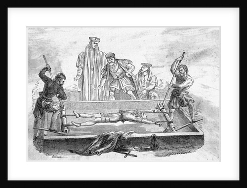 Man Under Torture on the Rack by Anonymous