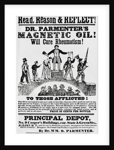Handbill for Magnetic Oil by Anonymous