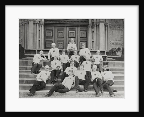 Football Team Relaxing by Anonymous