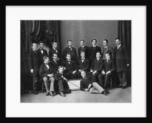Group Portrait of Early History Harvard Glee Club by Anonymous