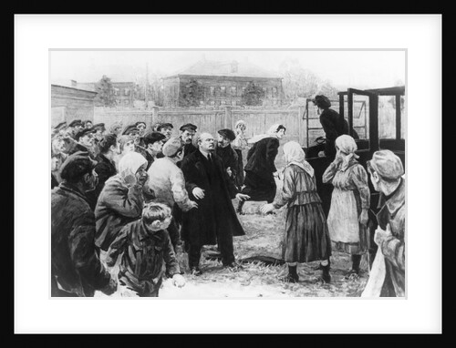 Attempted Assassination of Vladimir Lenin While Speaking to Crowd by Anonymous