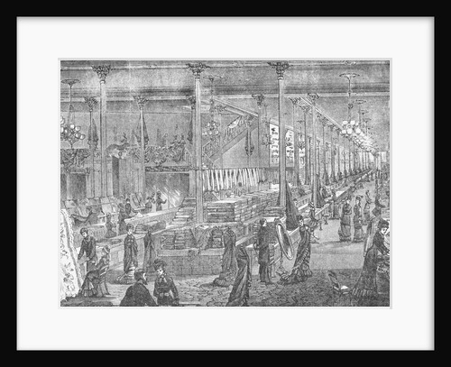 Interior of Early American Department Store by Anonymous
