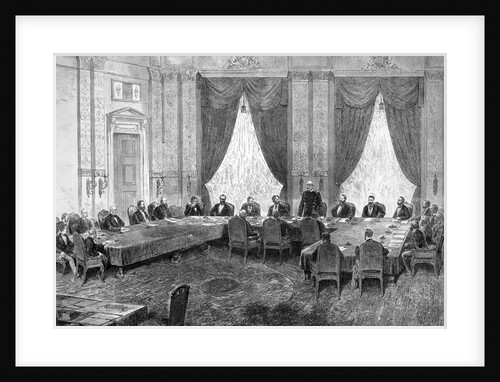 Engraving of the First Session of the Berlin Congress by Anonymous