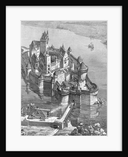 Illustration of Medival Water Castle by Anonymous