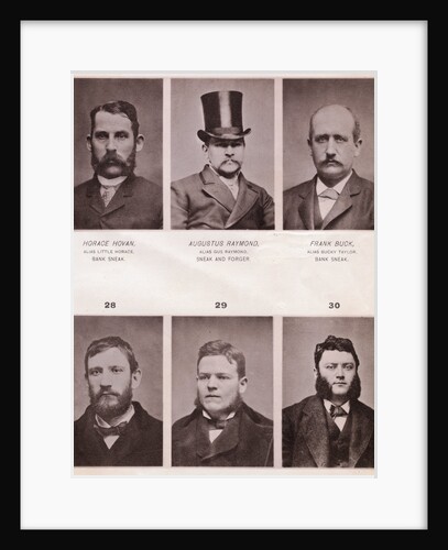 Most Wanted Men of 1890 by Anonymous