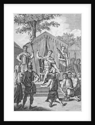 Claudius on His Throne by Anonymous