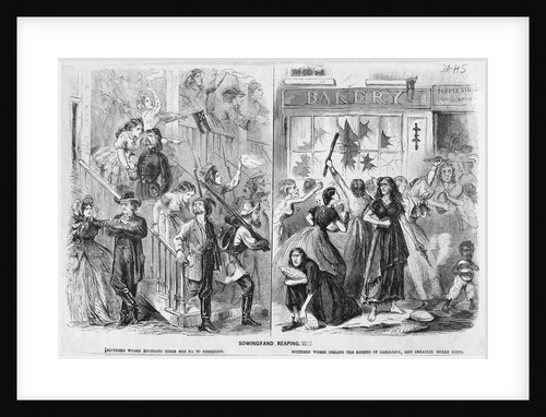 Southern Women Hounding Their Men on to Rebellion. by Anonymous