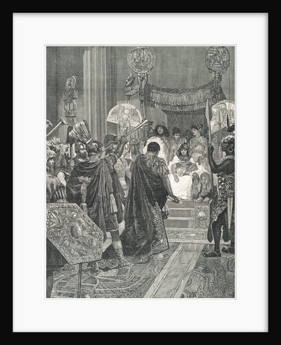 Roman Visitor at Cleopatra's Throne by Anonymous