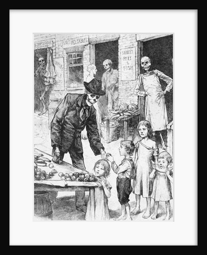 Cartoon about Cholera by Anonymous