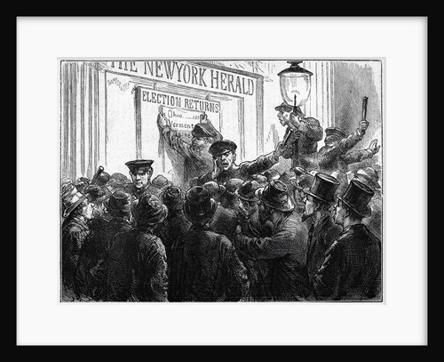 Press Recording Election Results by Anonymous