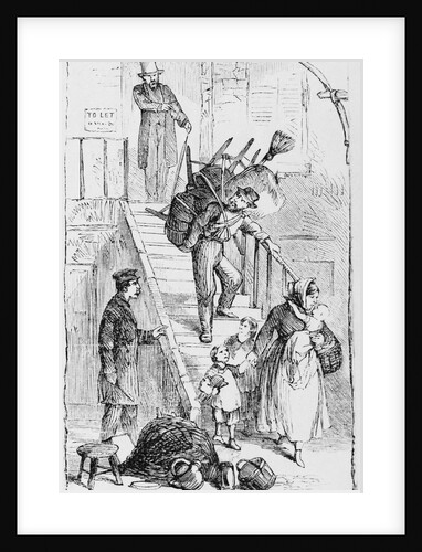 Illustration of a Landlord Evicting Tenants by Anonymous