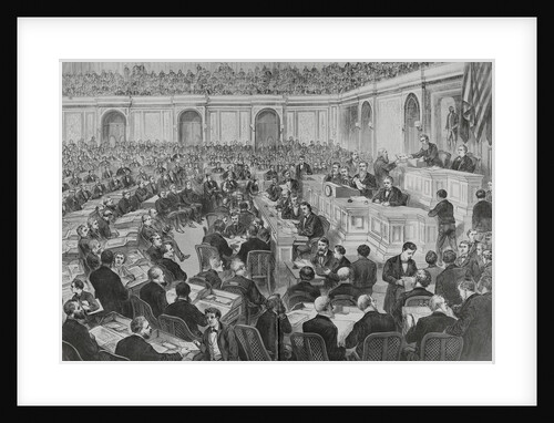House of Representatives Joint Session over 1876 Election by Anonymous