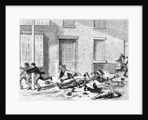 Citizens Rioting in Street by Anonymous