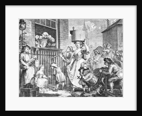 The Enraged Musician by William Hogarth