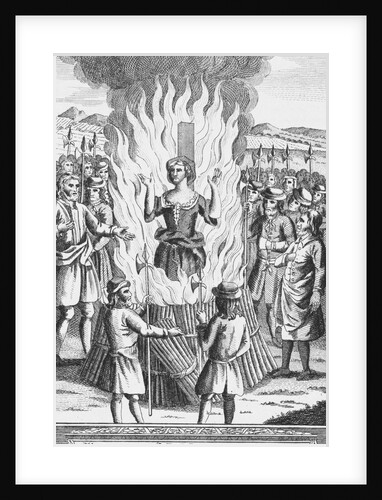 Margery Polley Burning at Stake by Anonymous