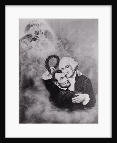 Lincoln and Washington in Heaven by Anonymous