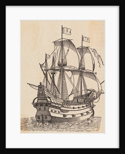 Early Spanish Vessel on the Sea by Anonymous