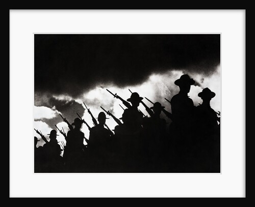 Armed Soldiers Marching by Anonymous