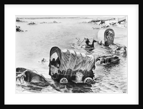 Emigrants on Their Way to Oregon by Anonymous