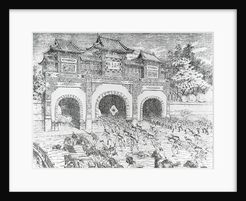 Illustration of the Boxer Rebellion by Anonymous