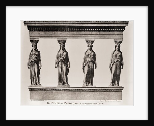 Caryatids In A Greek Temple by Anonymous