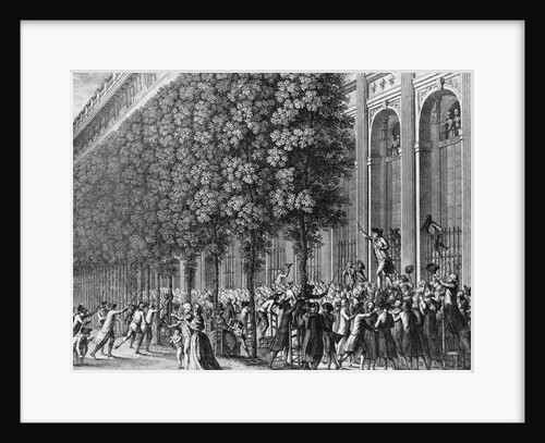 Camille Desmoulins Urging Crowd to Take up Arms by Anonymous