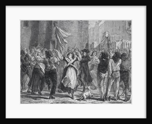 Crowd Carrying Head of Princess De Lamballe by Anonymous