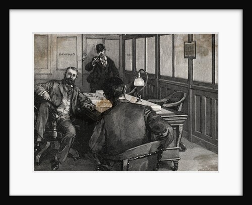 Alexander Berkmann Pointing a Gun at Henry Frick by Anonymous