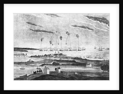 A View of the Bombardment of Fort McHenry by J. Bower