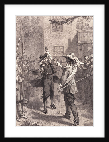 Nathaniel Bacon and William Berkeley Disputing by Anonymous