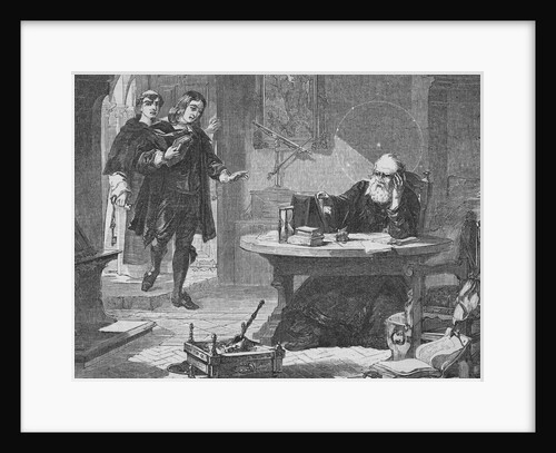 John Milton Visiting Galileo by Anonymous